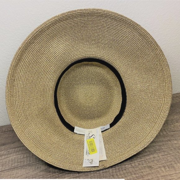 Fine Millinery By August Accessories Gold and Brown Womens Derby Hat - New - Picture 10 of 11